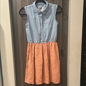 Levi's Blue and Pink Kids Casual Dress